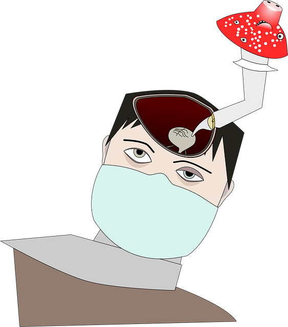 Free doctor medicine headlamp vector