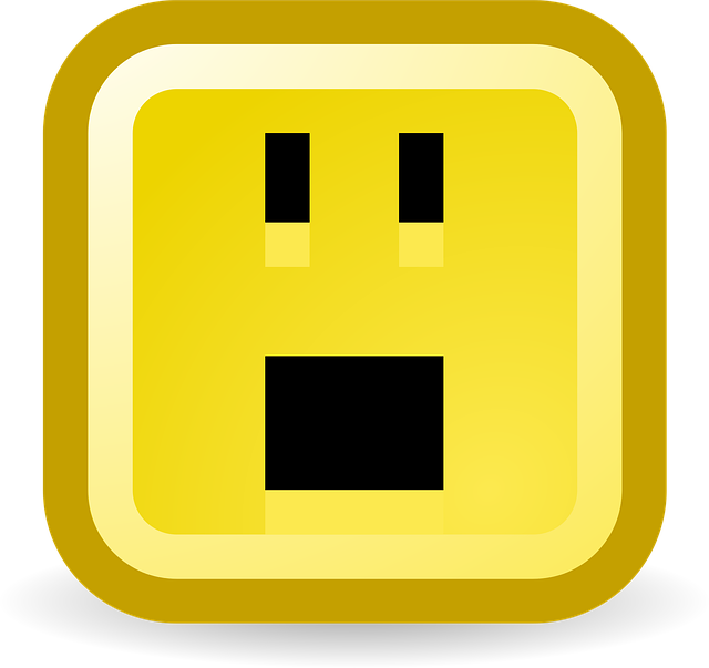 Free astonished shocked smiley vector