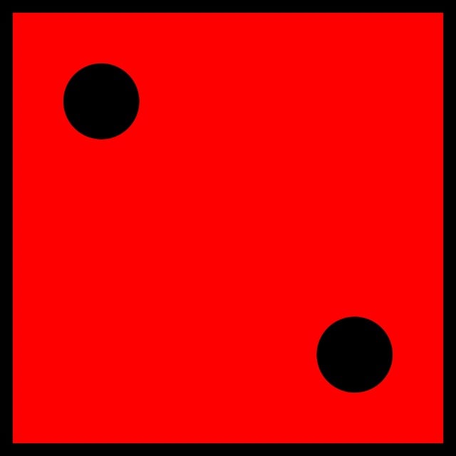 Free dice die game vector