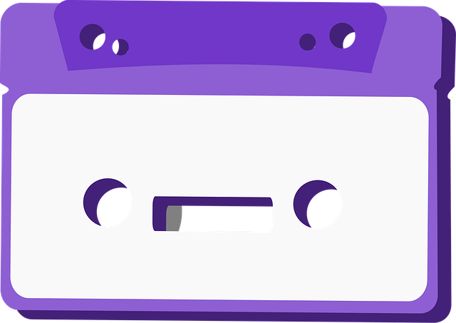 Free cassette tape recording vector