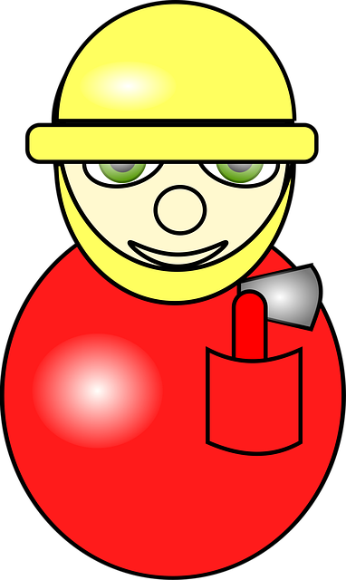 Free fireman avatar helmet vector