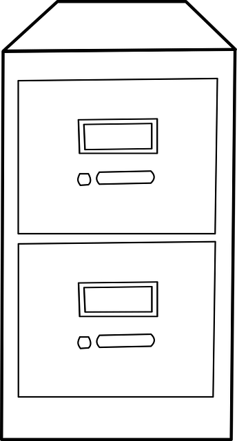 Free cupboard drawer file cabinet vector