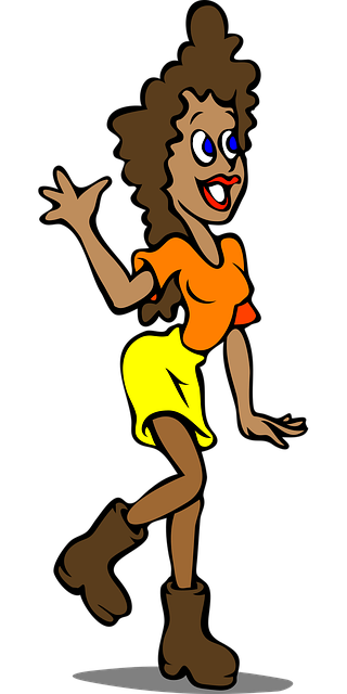 Free african brunette woman vector
