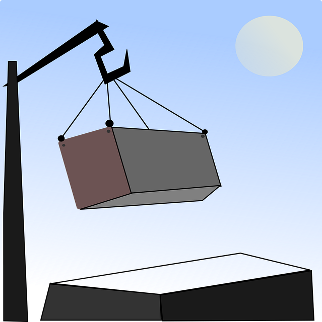 Free logistics freight container vector