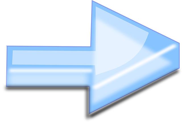 Free arrow right direction vector