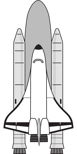 Free spacecraft space shuttle rocket illustration