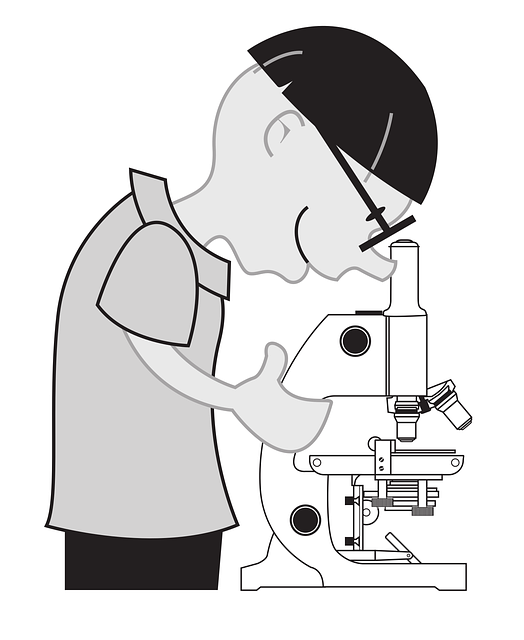 Download free HD stock image of Microscopy Science Free microscopy science boy vector