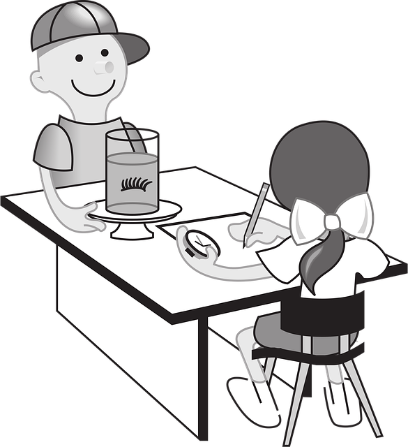 Free science experiment school vector