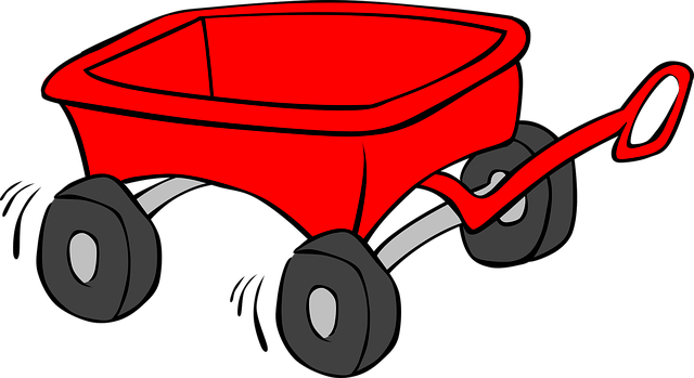 Vogn, Kid, Legetøj, Rød