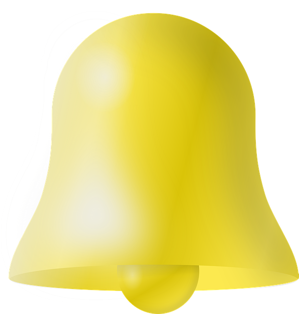 Klokke, Ding, Dong, Gylden, Metall