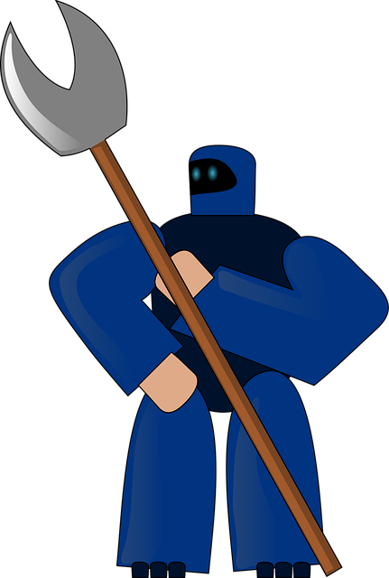 Free executioner hero knight illustration