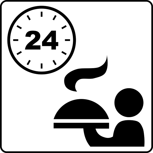 Free hotel room services vector