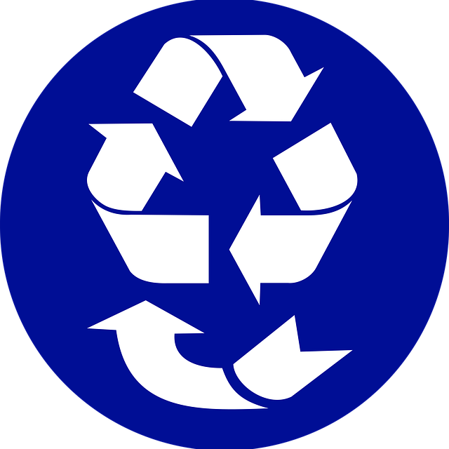 Free recycle recycling arrows vector