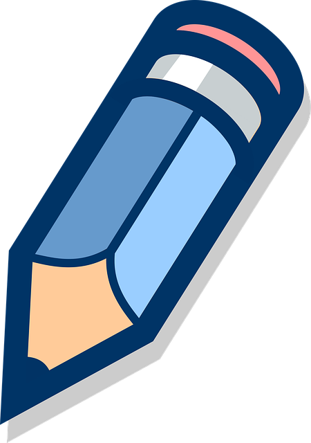 Free pencil text write vector