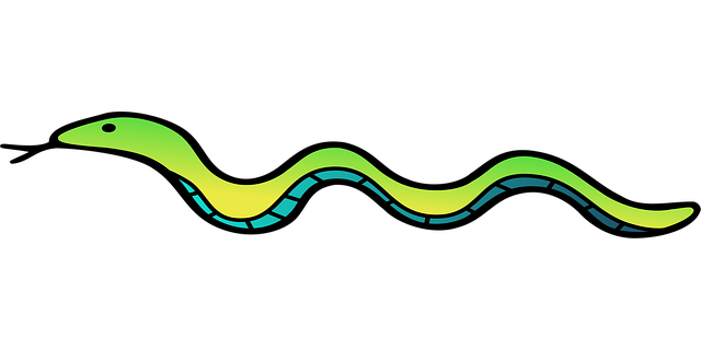 Free snake green poisonous animal vector