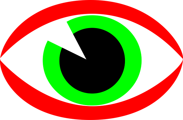 Free eye look see vector