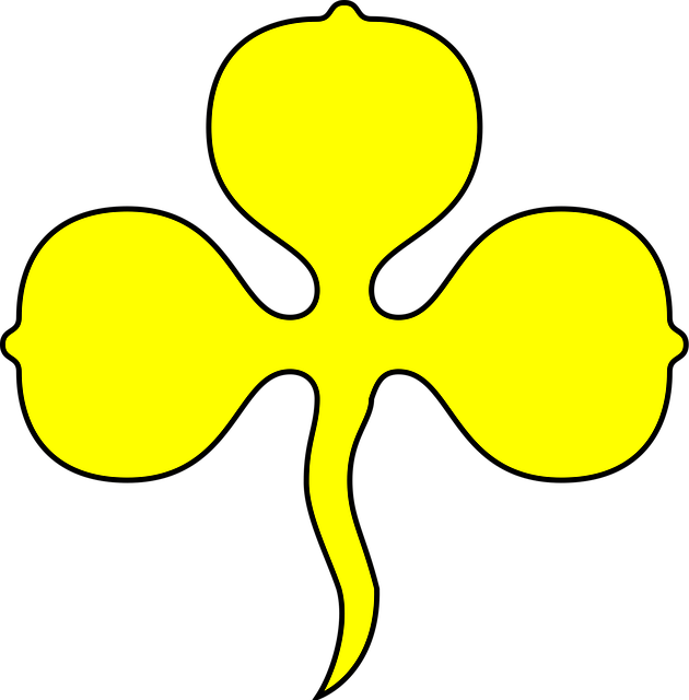 Free heraldic heraldry trefoil illustration