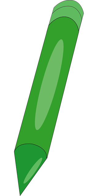 Free paint green pen vector