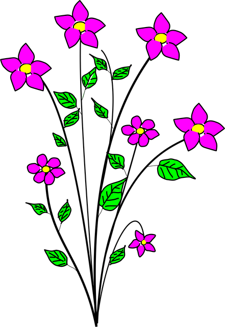 Blomster, Blomst Baggrund, Natur