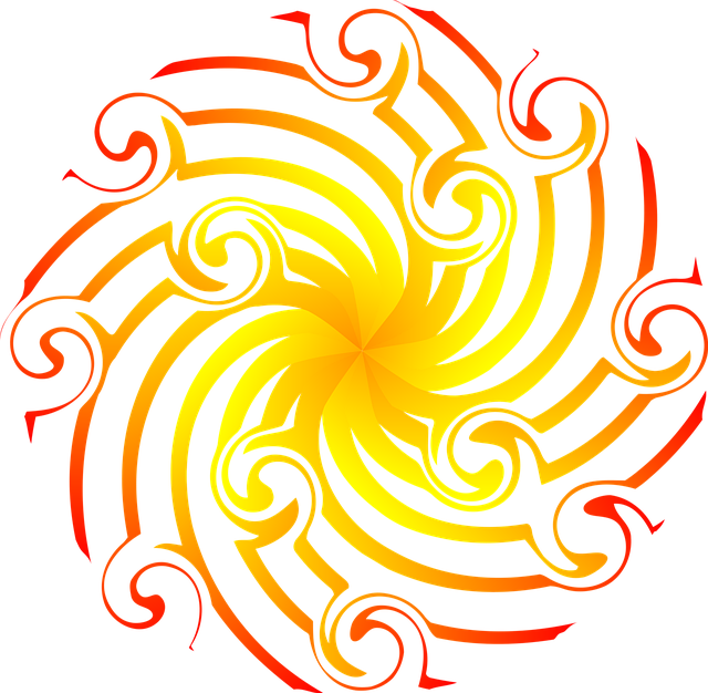 Soare, Floare, Spirală