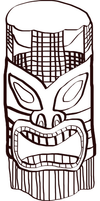 Free stake indian trunk vector