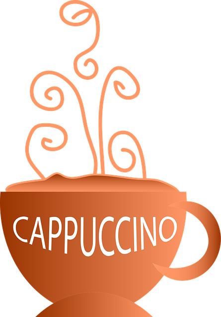Free cocoa coffee latte illustration