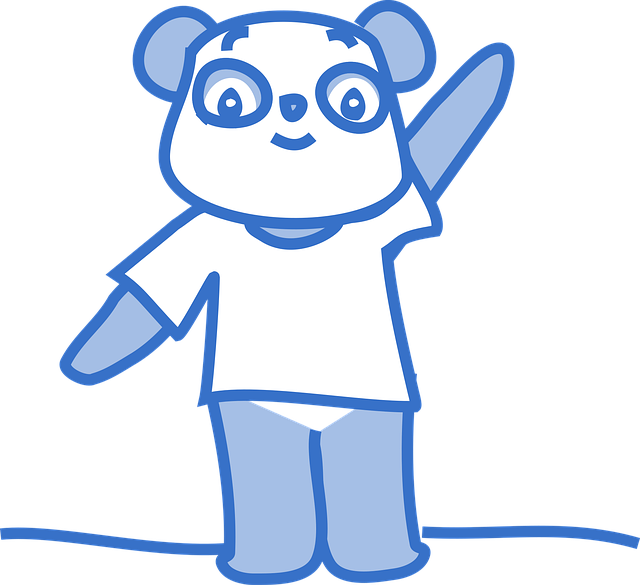 Free panda bear cute vector