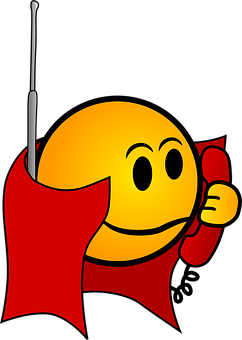 Cape, Phone, Smiley, Spy by OpenClipart-Vectors Cape, Phone, Smiley, Spy
