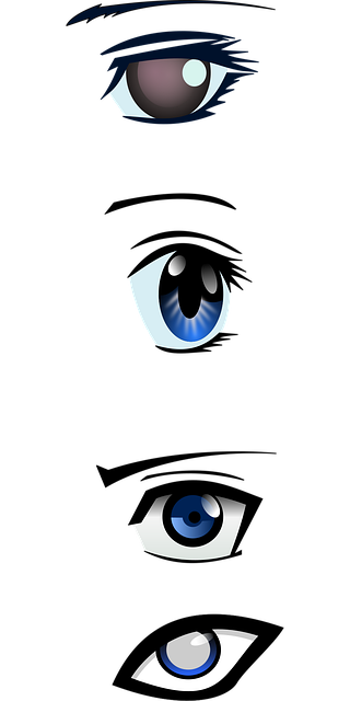 Free eyes mascara looking vector
