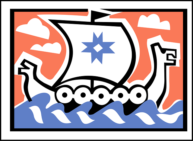 Free vikings estonian matchbox illustration