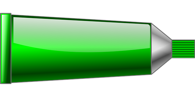 Free tube dye paint vector