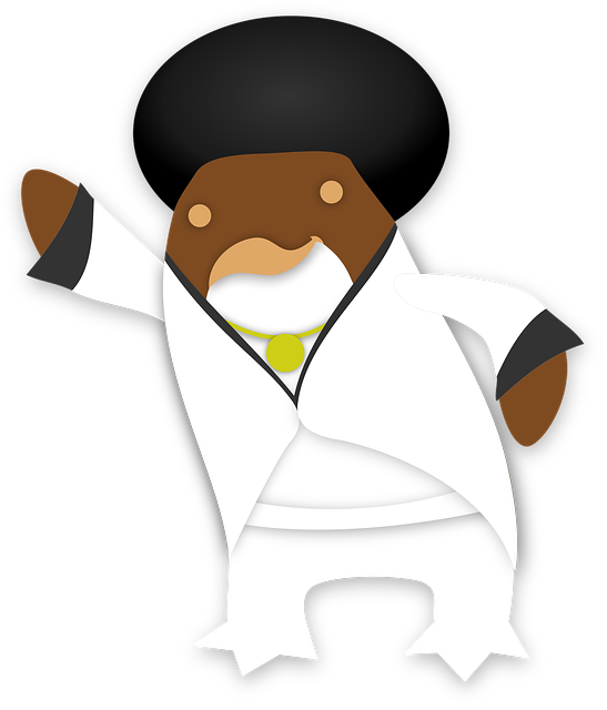 Free funky penguin tux vector