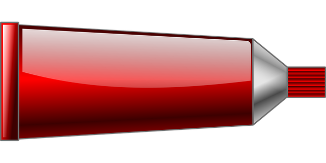 Free tube dye paint vector
