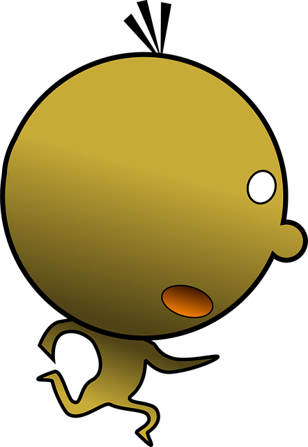 Free figure man running vector