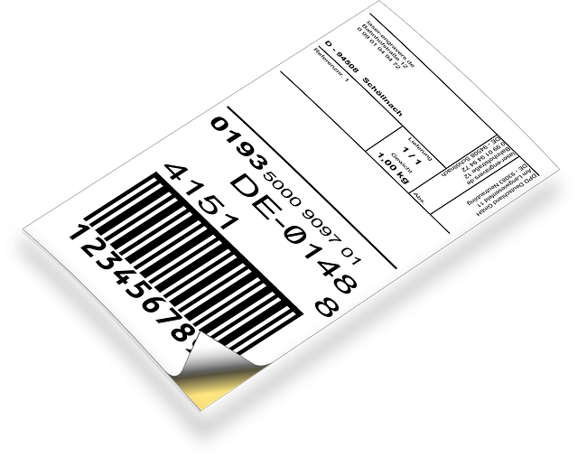 Free ticket label parcel vector