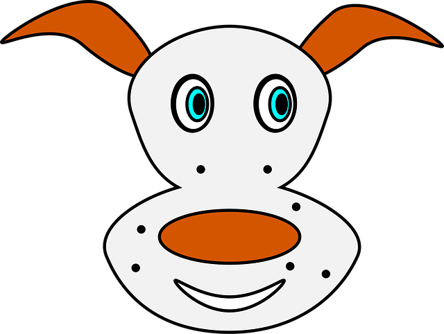 Free dog spotty freckles vector