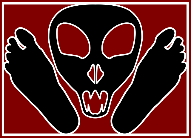 Free human dead scary vector