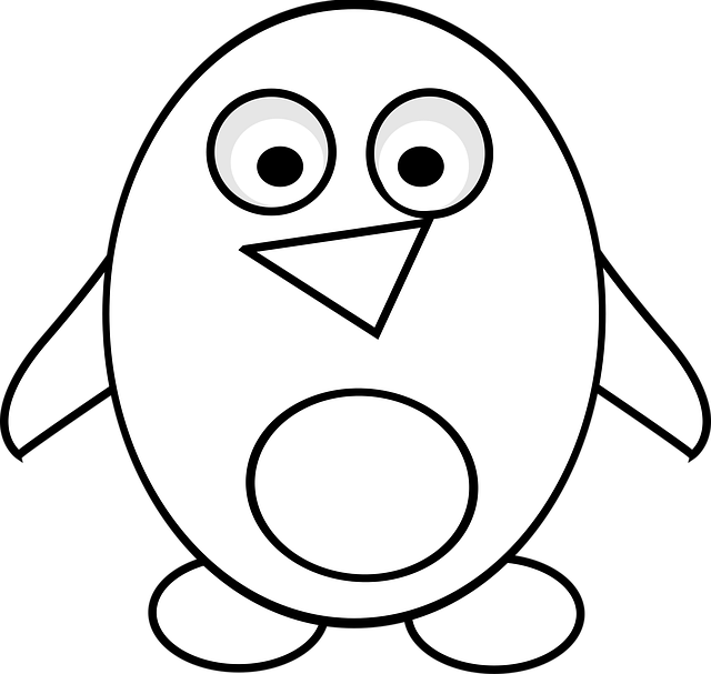 Pingvin, Tux, Dyr, Natur, Fugl, Enkel