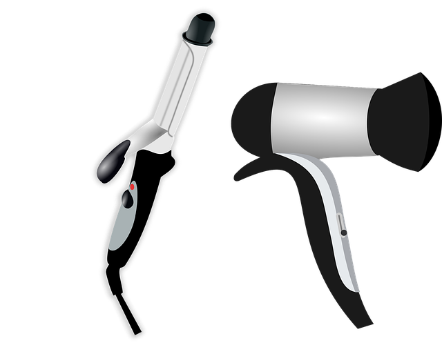 Free hairdryer fan hair vector