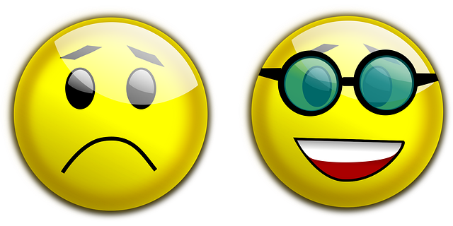 Free smiley glossy yellow vector