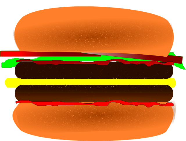 Free hamburger cheeseburger food vector