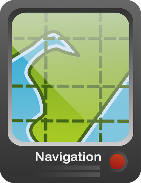 Free route guidance system navigation satnav vector