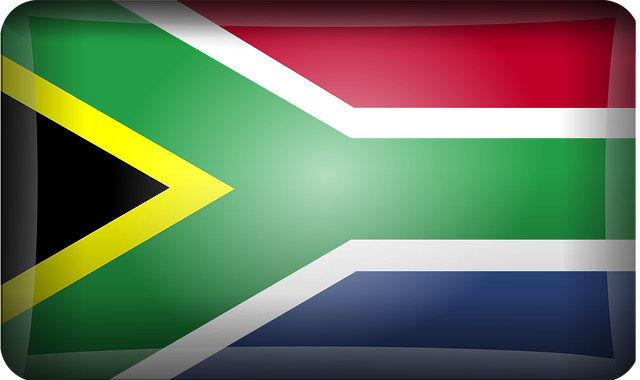 Afrika, Flag, Glasagtig, Blank