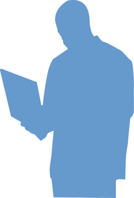 Free reader reading book illustration