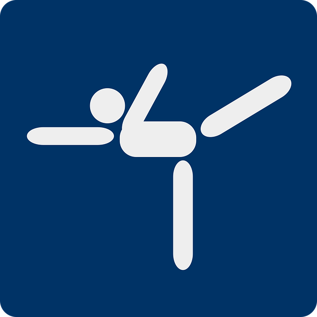 Free dancing balance gym vector