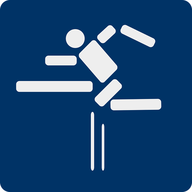 Free hurdles hurdle race jumping vector