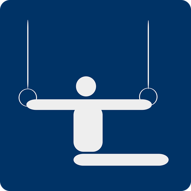 Free rings balance gym vector