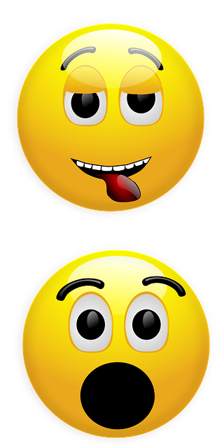 Smiley, Gelb, Glänzend, Runden, Ach