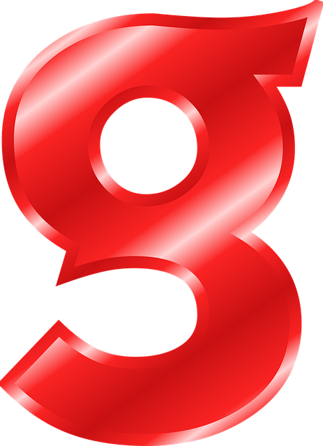 Free alphabet g abc vector