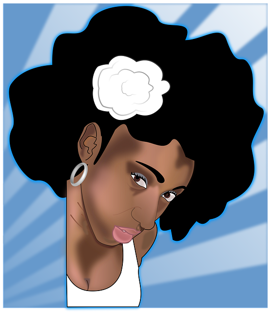 Afroamerican, Portret, Femeie, African